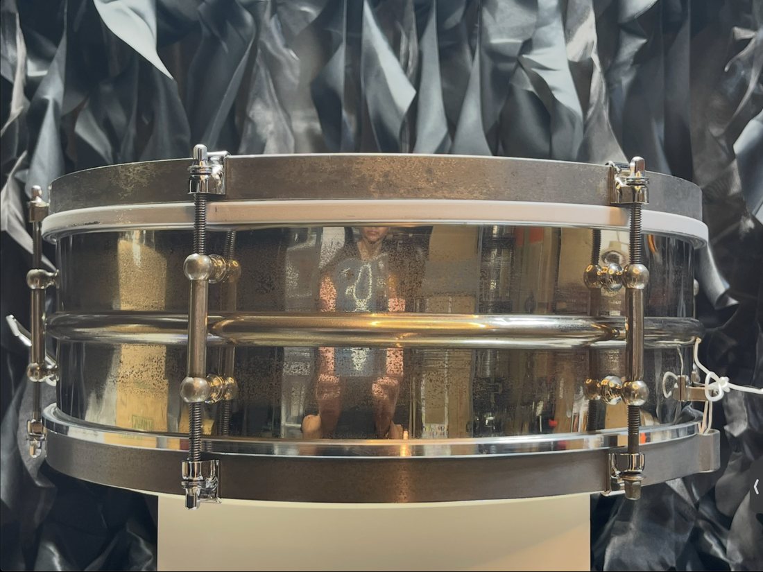 1900s Ludwig All-American snare drum after restoration